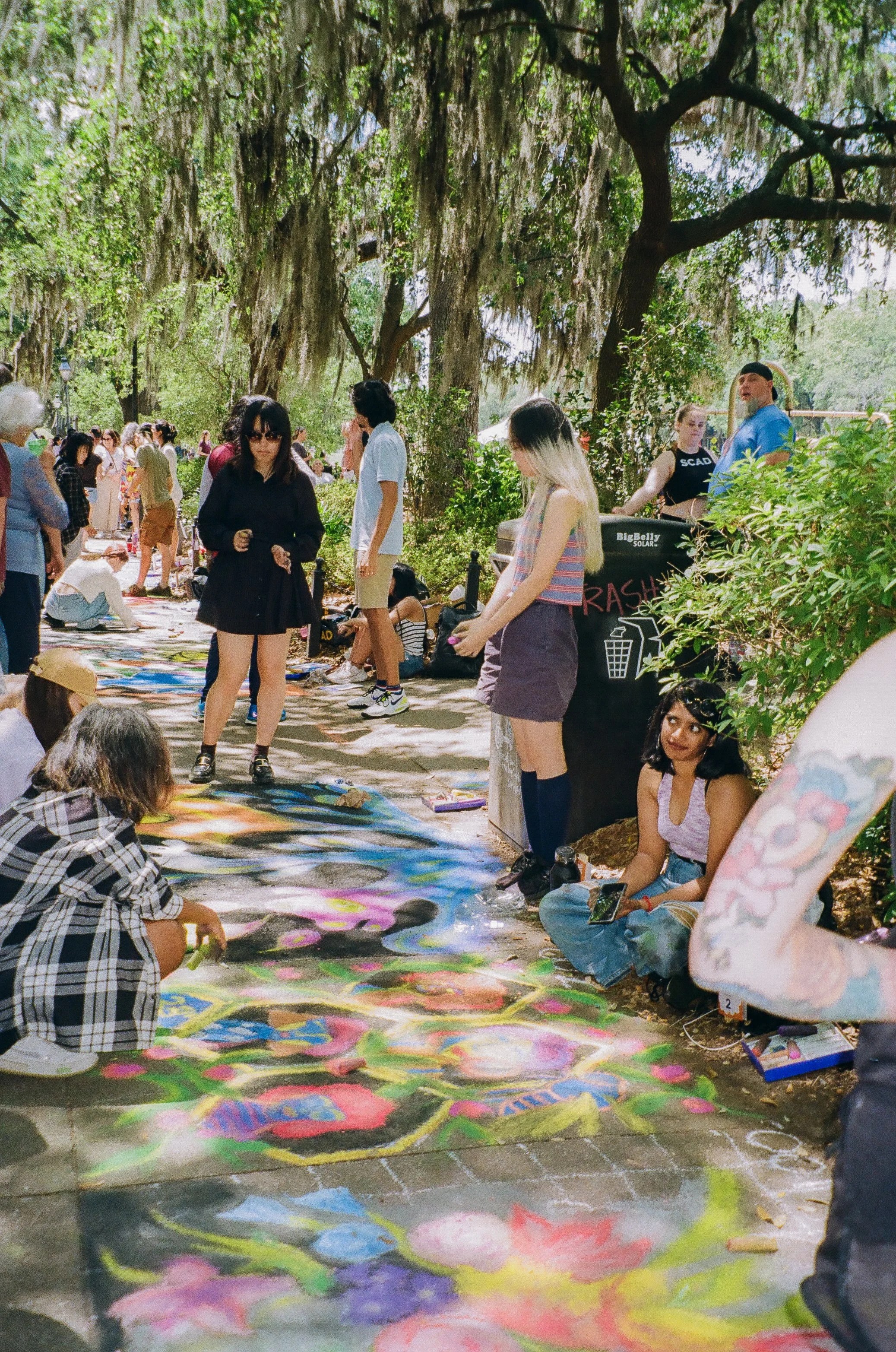  Chalk was truly everywhere. 